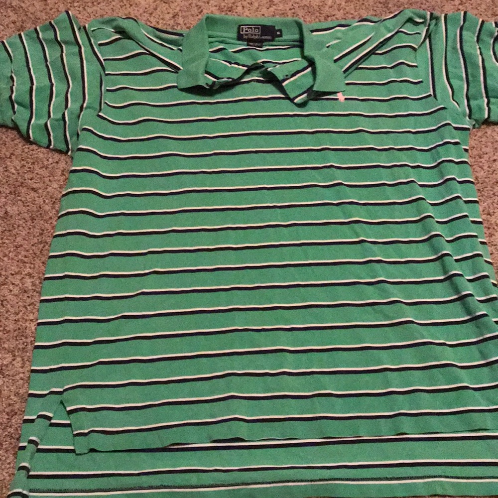 Striped polo